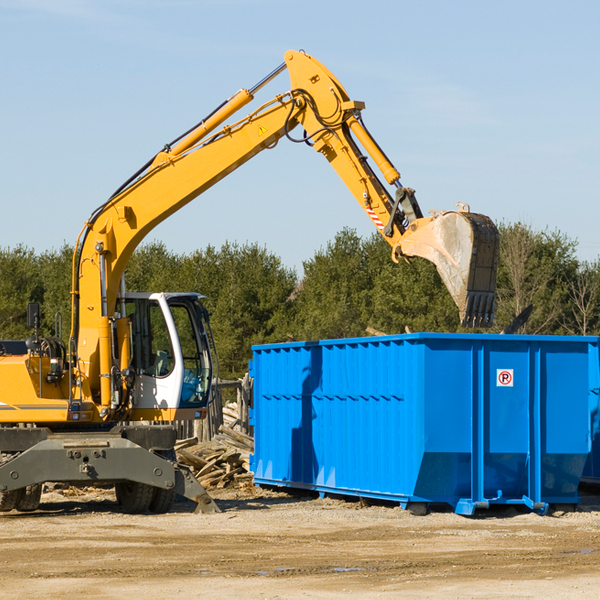 what are the rental fees for a residential dumpster in Munden